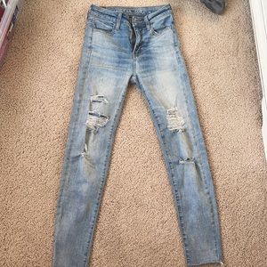wripped skinny jeans jeans light wash